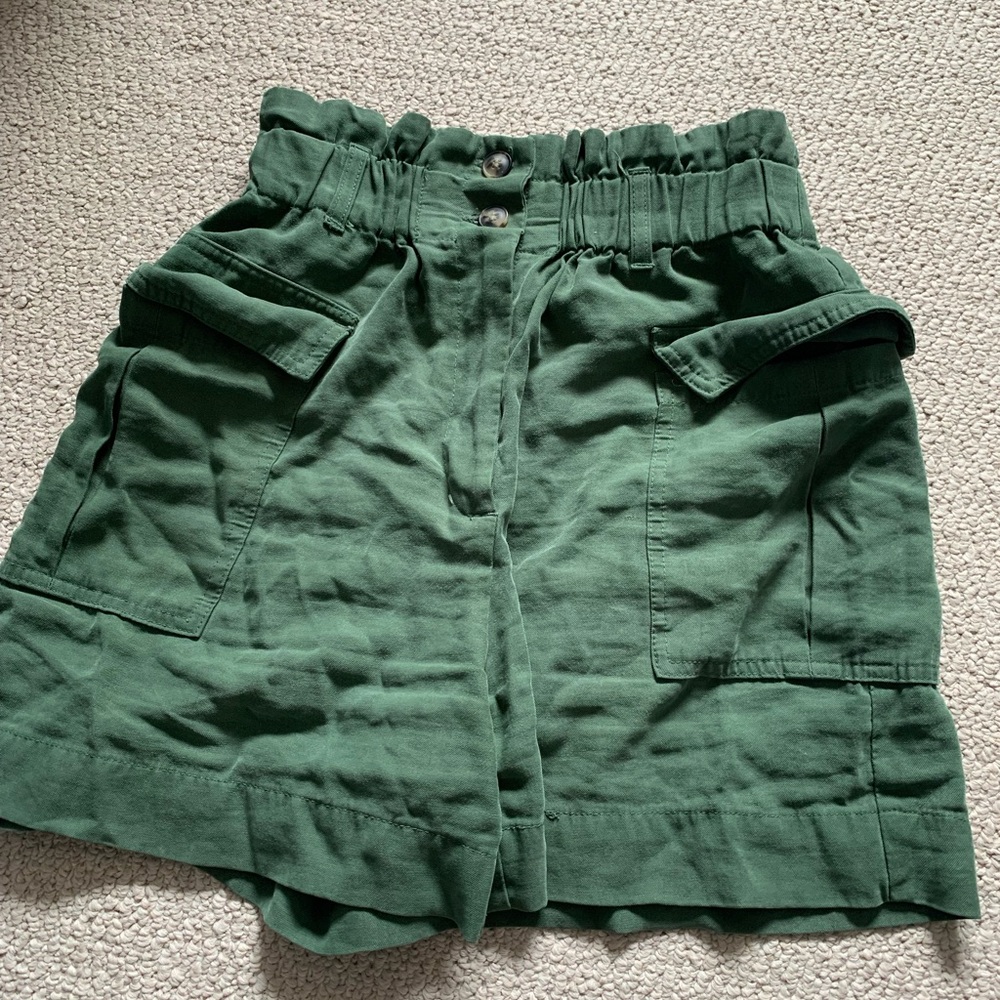 H&M Green Women's Cargo Shorts High Waisted